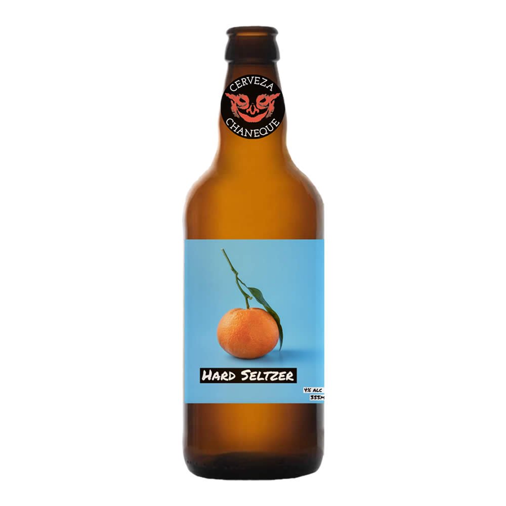 Cerveza Chaneque Hard Seltzer Naranja