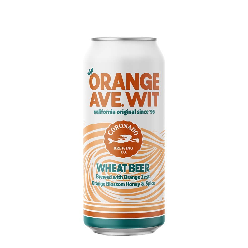 cerveza coronado brewing orange.
